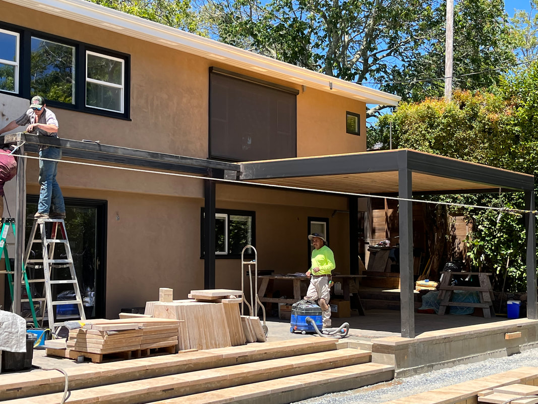 Structural Steel Patio